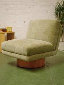 Space age Green Swivel Chair