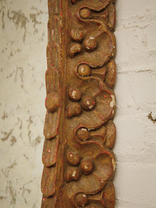 Neoclassical Vintage mirror with distressing on mirror