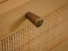 Load image into Gallery viewer, Blonde and Rattan Nightstands
