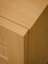 Load image into Gallery viewer, Blonde and Rattan Nightstands
