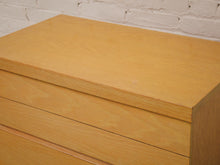 Load image into Gallery viewer, Blonde Vintage Sleek Highboy Dresser
