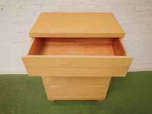 Load image into Gallery viewer, Blonde Vintage Sleek Highboy Dresser
