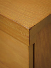 Load image into Gallery viewer, Blonde Vintage Sleek Highboy Dresser
