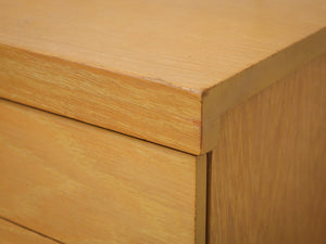 Blonde Vintage Sleek Highboy Dresser