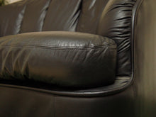 Load image into Gallery viewer, Leather Post Modern Loveseat
