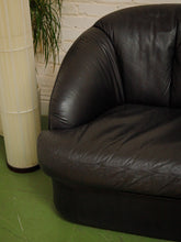 Load image into Gallery viewer, Leather Post Modern Loveseat

