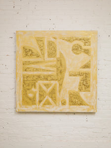 "Golden" Original Abstract Artwork by C.Platero