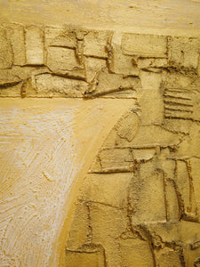 "Golden" Original Abstract Artwork by C.Platero