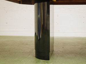 Black Vintage Laquered Dining Table