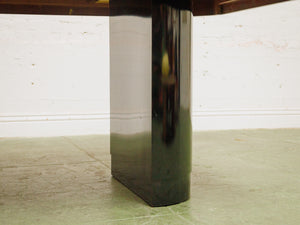 Black Vintage Laquered Dining Table