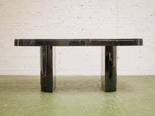 Load image into Gallery viewer, Black Vintage Laquered Dining Table
