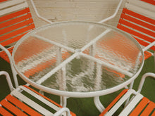 Load image into Gallery viewer, Orange Mid Century Patio Set
