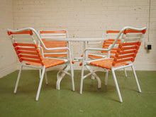 Load image into Gallery viewer, Orange Mid Century Patio Set
