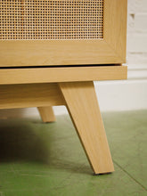 Load image into Gallery viewer, 6 Drawer Blonde Rattan Dresser
