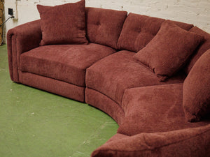 Harlow Sectional in Plum
