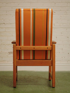 Vintage Oak 1970s Chairs New upholstery