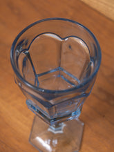 Load image into Gallery viewer, Blue Vintage Wine Goblets Set of 8
