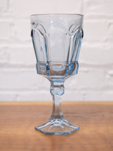 Load image into Gallery viewer, Blue Vintage Wine Goblets Set of 8
