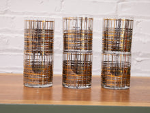 Load image into Gallery viewer, Gold and Black Cocktail Glasses
