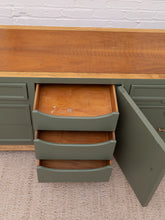 Load image into Gallery viewer, Sage Green Vintage Dresser
