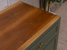 Load image into Gallery viewer, Sage Green Vintage Dresser
