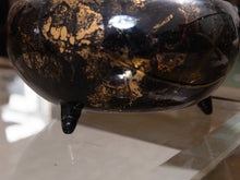 Load image into Gallery viewer, 1950’s gold and black modernist trinket box
