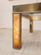 Load image into Gallery viewer, 1970’s Mastercraft Brass Coffee Table
