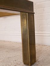 Load image into Gallery viewer, 1970’s Mastercraft Brass Coffee Table
