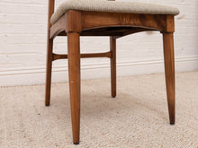 Load image into Gallery viewer, Set a four American walnut chairs
