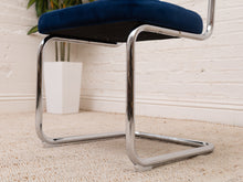 Load image into Gallery viewer, Royal Blue Chrome Chair
