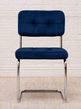 Load image into Gallery viewer, Royal Blue Chrome Chair
