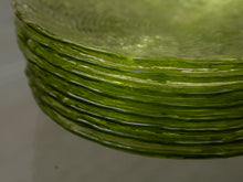 Load image into Gallery viewer, 1970s Peridot Green Rippled Table Set
