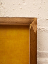 Load image into Gallery viewer, Swan yellow background art Framed
