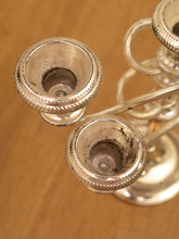 Load image into Gallery viewer, Vintage 5-Light Silverplate Candelabra
