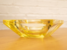 Load image into Gallery viewer, Yellow Murano Mid Century Ashtray Catchall
