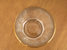 Load image into Gallery viewer, Set of 4 Vintage Italian Crystal Double Old Fashioned 24K Gold Glasses
