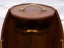 Load image into Gallery viewer, Vintage cocktail barrel bar
