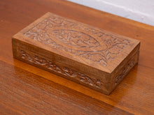 Load image into Gallery viewer, Wood Carved Box
