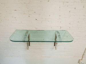 Mid Century Acrylic Shelf