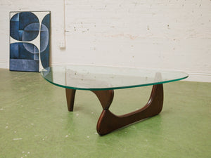 Dark Brown Amoeba Coffee Table