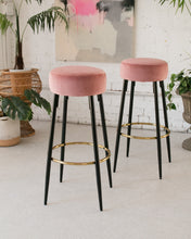 Load image into Gallery viewer, Christine Dusty Rose Stool
