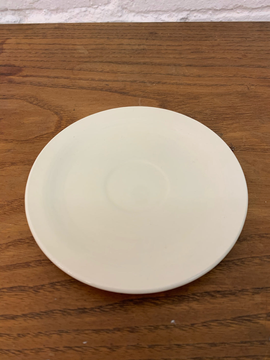White Saucer Plate