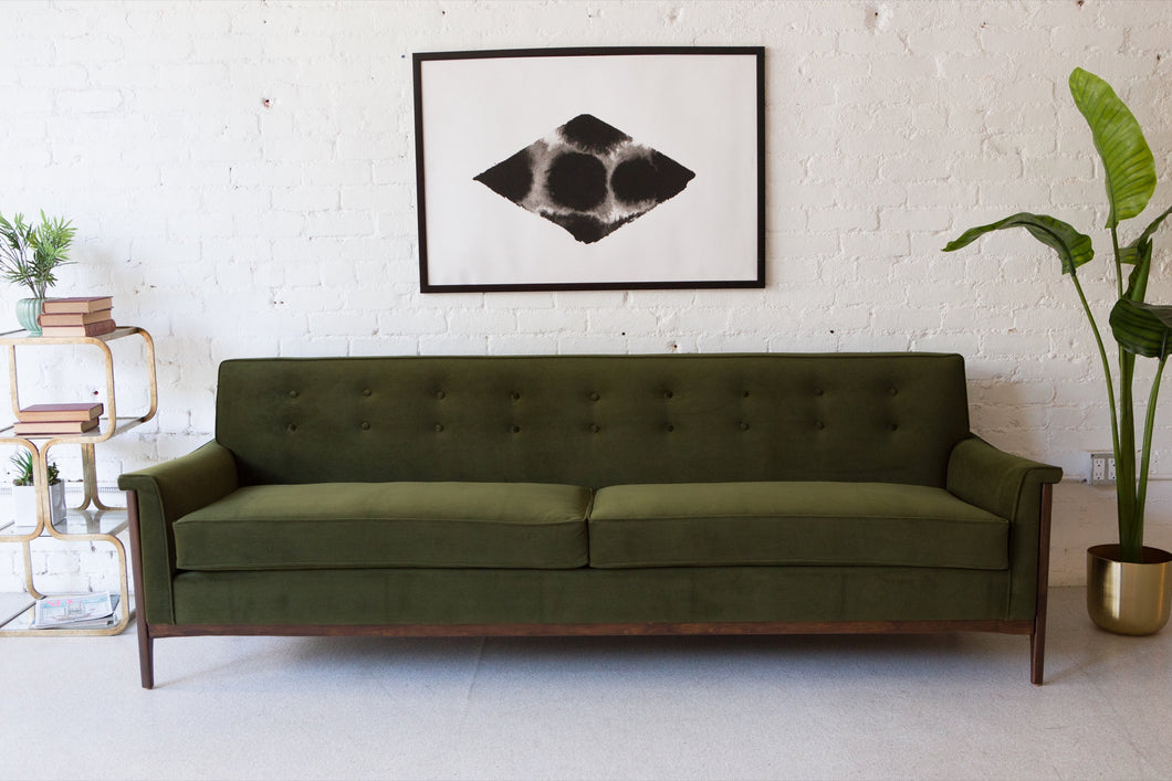 Franklin Sofa in Olive Green
