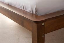 Load image into Gallery viewer, Wayan Dark Wood Bed Frame
