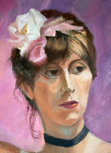 Nadine, Oil on Canvas by June Coy