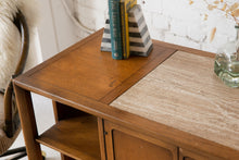 Load image into Gallery viewer, Vintage Rolling Bar Cabinet with Shelves
