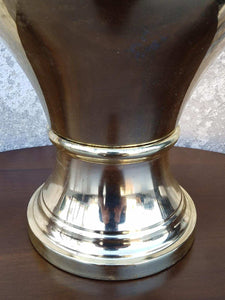 Gold vintage Brass Ginger Jar Lamp