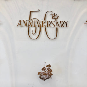 50th Anniversary 24k Gold  Tray