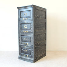 Load image into Gallery viewer, Antique Cerused Filing Cabinet
