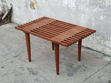 Load image into Gallery viewer, Short Wood Slat Bench
